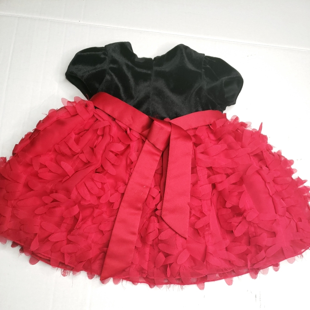 Couture Princess 2 Pc Red and Black Dress Size 12M - Picture 8 of 14